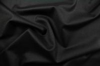 ткань черная теплая костюмно-плательная шерсть Италия