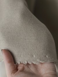ткань пальтовая из кашемира бежевого цвета