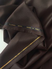 ткань костюмная шерсть шоколадного цвета