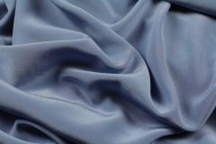 ткань голубой крепдешин крепдешин шелк однотонная голубая Италия