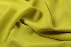 ткань кади лимонного цвета кади вискоза однотонная желтая Италия
