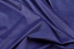 ткань васильковый бархат с эластаном бархат хлопок однотонная синяя Италия