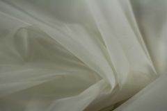 ткань органза белая органза шелк однотонная белая Италия