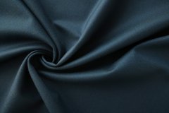 ткань синяя двусторонняя костюмная шерсть костюмно-плательная шерсть однотонная синяя Италия