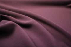 ткань креповая бордовая шерсть (пальтовая) Италия
