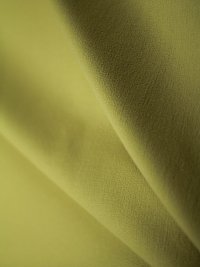 ткань пальтовая креповая шерсть жёлтого цвета