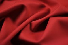 ткань шерсть костюмная терракотового цвета костюмно-плательная шерсть однотонная красная Италия