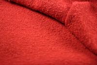 ткань красное пальтовое букле