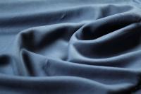 ткань лен сизо-синего цвета