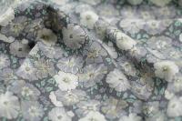 ткань хлопок с белыми цветочками