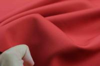ткань красная костюмная шерсть с эластаном и клеевой