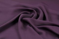 ткань шармуз баклажанового цвета шармюз шелк однотонная бордовая Италия