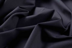 ткань синяя шерсть костюмно-плательная шерсть однотонная синяя Италия