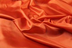 ткань оранжевый подклад подклад вискоза однотонная красная Италия