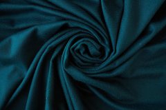 ткань кашемир цвет морской волны Лоро Пиана пальтовые кашемир однотонная синяя Италия