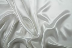 ткань Атлас белый атлас шелк однотонная белая Италия