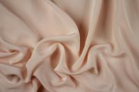 ткань шелковое кади персикового цвета