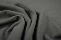ткань серый двусторонний двухслойный кашемир пальтовые кашемир однотонная серая Италия
