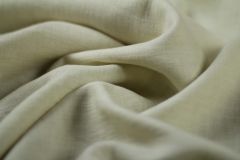 ткань невыбеленый лен костюмно-плательная лен однотонная белая Италия