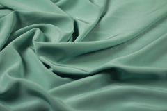 ткань крепдешин насыщенного мятного цвета крепдешин шелк однотонная зеленая Италия