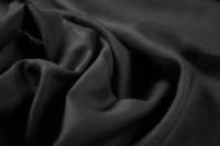 ткань черный костюмный лен