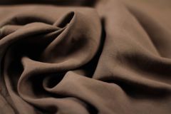ткань лен коричневого цвета костюмно-плательная лен однотонная коричневая Италия