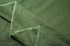 ткань лен зеленого (травяного) цвета Италия