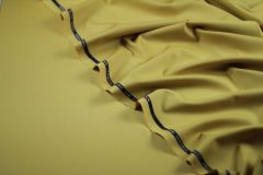 ткань желтая двусторонняя шерсть костюмно-плательная шерсть однотонная желтая Италия