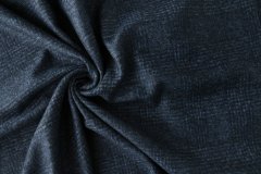 ткань темно синий твид Лоро Пиана костюмно-плательная кашемир в клетку синяя Италия