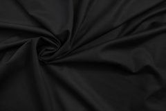 ткань черная костюмная шерсть Loro Piana костюмно-плательная кашемир однотонная черная Италия