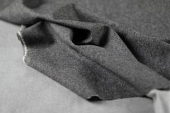 ткань меланжевый твид Лоро Пиана мембрана шерсть однотонная серая Италия