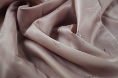 ткань нежно-розовый подклад из вискозы Италия