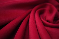 ткань красный кашемир Лоро Пиана пальтовые кашемир однотонная красная Италия