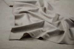 ткань бежевая однотонная шерсть Лоро Пиана костюмно-плательная шерсть однотонная бежевая Италия