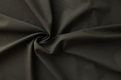 ткань шерсть с эластаном серо-защитного цвета костюмно-плательная шерсть однотонная зеленая Италия