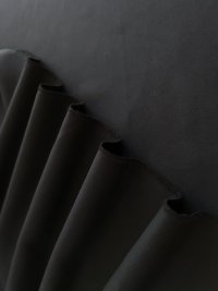ткань черная шерсть с эластаном на легкое пальто