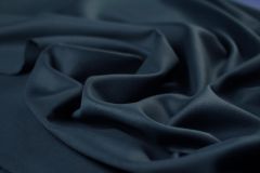 ткань двухслойный пальтовый кашемир цвета морской волны пальтовые кашемир однотонная синяя Италия