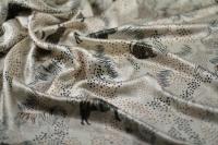 ткань шелковый атлас с тиграми