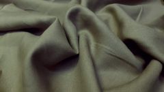 ткань лен цвета хаки Лоро Пиана костюмно-плательная лен однотонная зеленая Италия