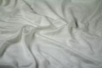 ткань белый льняной трикотаж с шелком