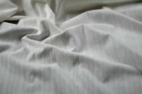 ткань белый хлопок (шитье) в ажурную полоску