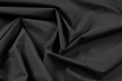 ткань черный рубашечный хлопок сорочечная хлопок однотонная черная Италия