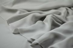 ткань светло-серый (ледяной) шармуз шармюз шелк однотонная серая Италия