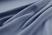 ткань двухслойная пальтовая шерсть голубого цвета