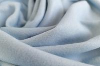 ткань пальтовая шерсть бледно-голубого цвета