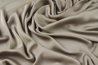 ткань шелковый сатин песочно-серого цвета