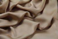 ткань шелковый сатин карамельного цвета