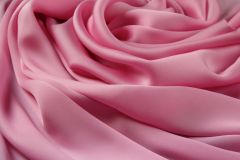 ткань шелковый сатин розового цвета сатин шелк однотонная розовая Италия