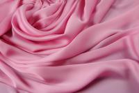 ткань шелковый сатин розового цвета
