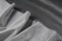 ткань двусторонняя пальтовая ткань из шелка пальтовые шелк однотонная серая Италия